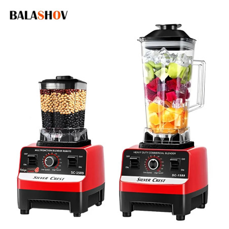 Mixeur robuste BALASHOV 2000 W : smoothies, jus et plus encore !